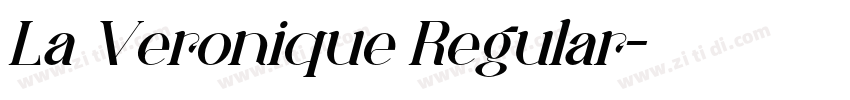 La Veronique Regular字体转换 La Veronique Regular字体转换